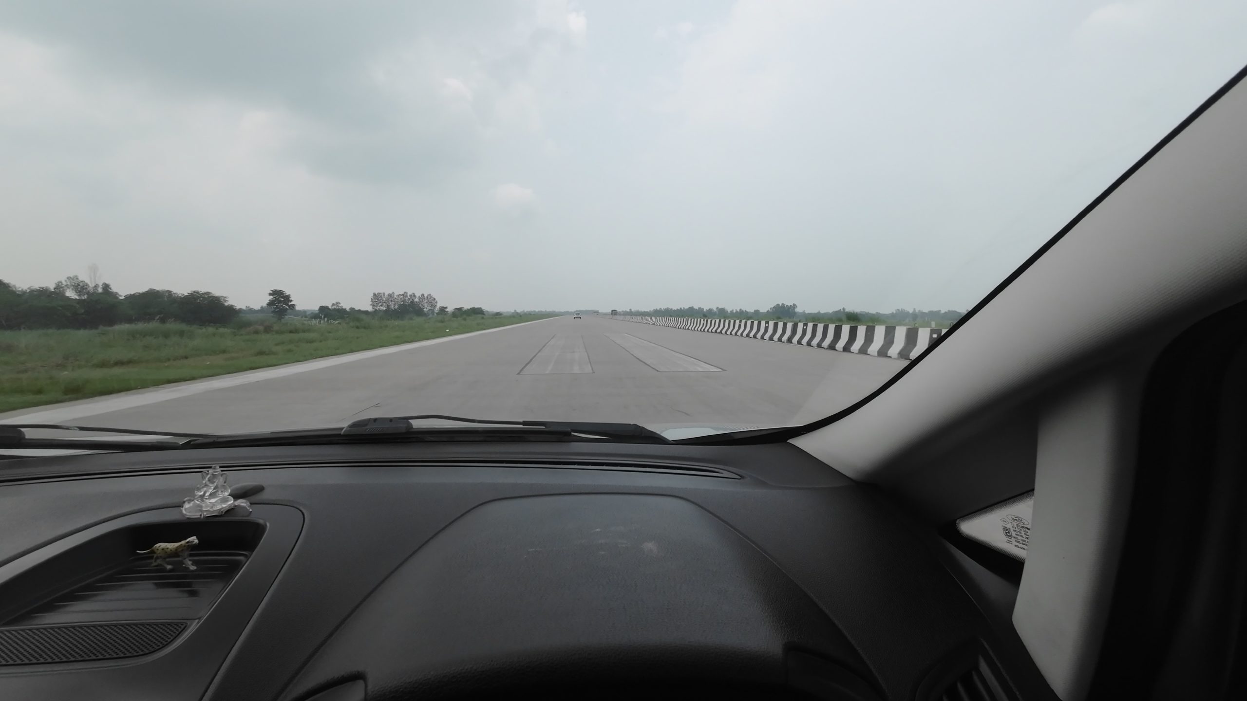 The heavy-duty concrete Emergency Military Airstrip on the Purvanchal Expressway designed for Indian Air Force fighter jet landings